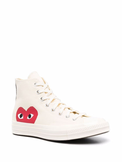 Comme Des Garçons Play x Converse White