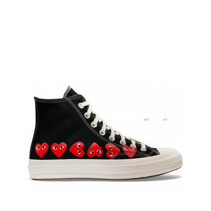 Comme Des Garçons Multihearts Black